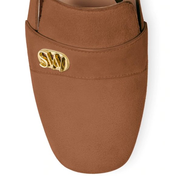 Stuart Weitzman Riela Loafer Pumps in Tan Color - Picture 1 of 14